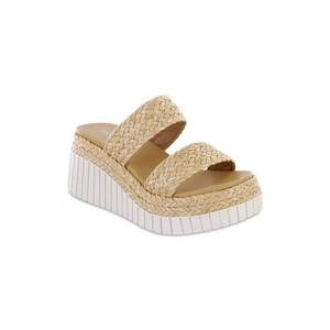 NEW MIA SHOES women zayla woven wedge sandal in nat-raft